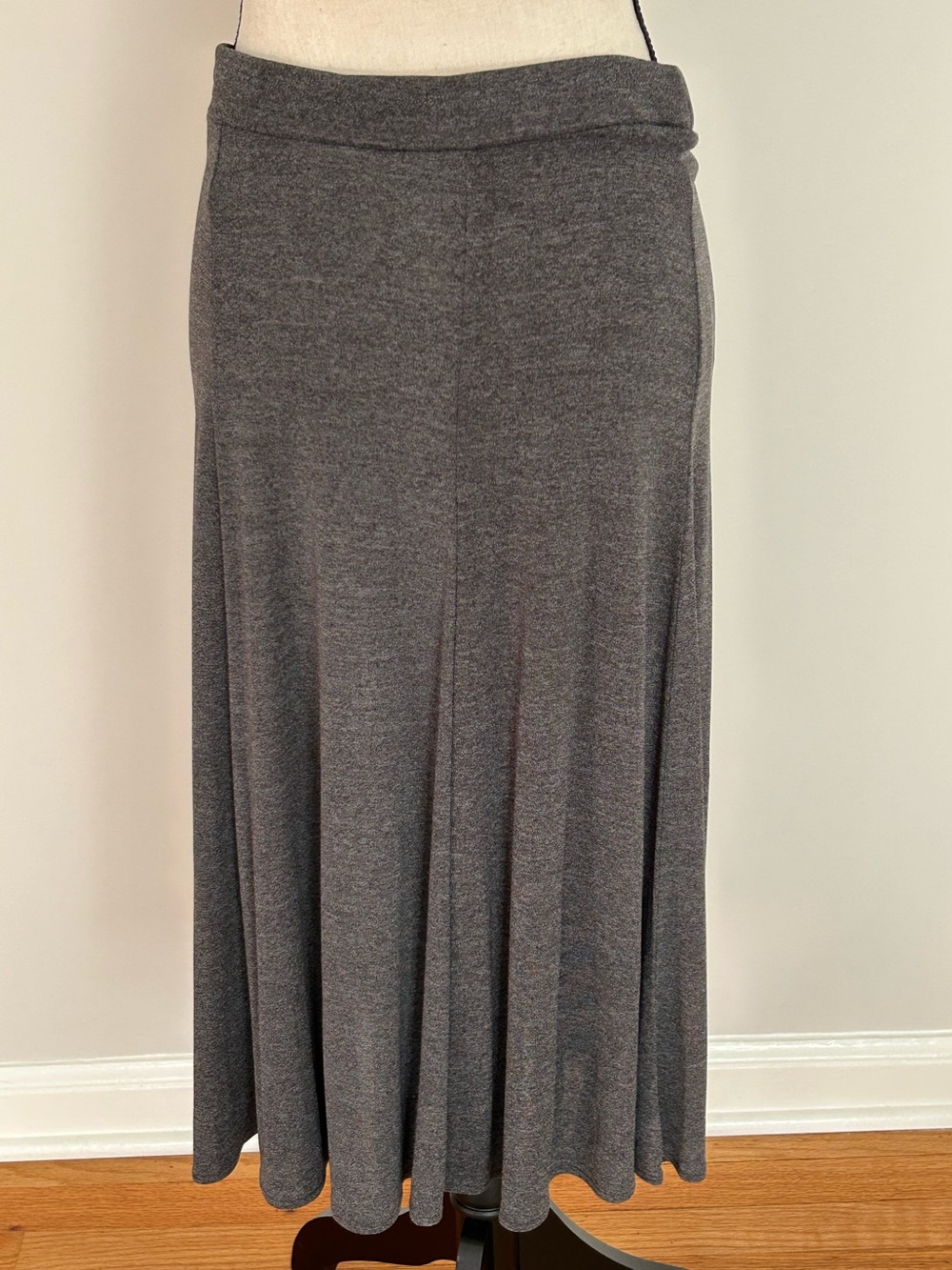 Charter Club Gray Flowy Maxi Skirt